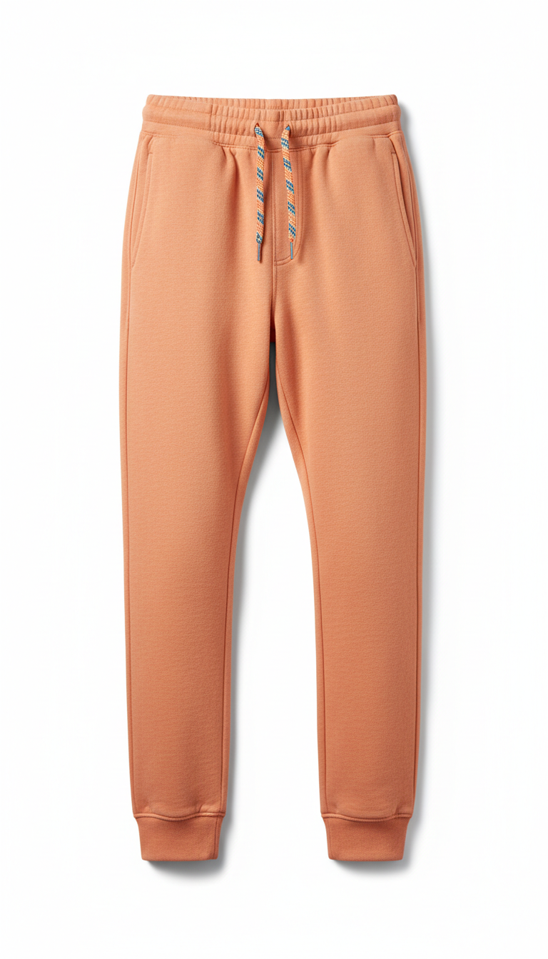 Jogger pants in melon sorbet