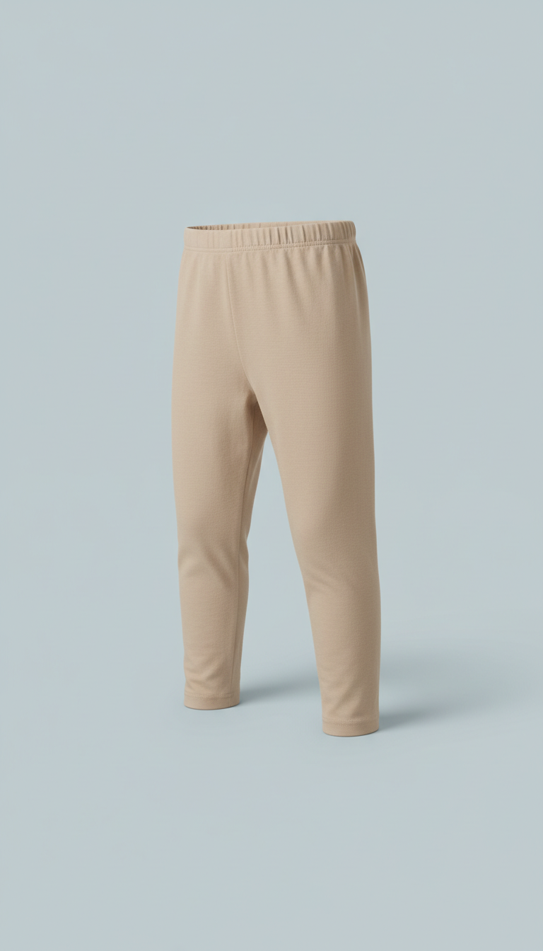 Kids’ leggings oat beige