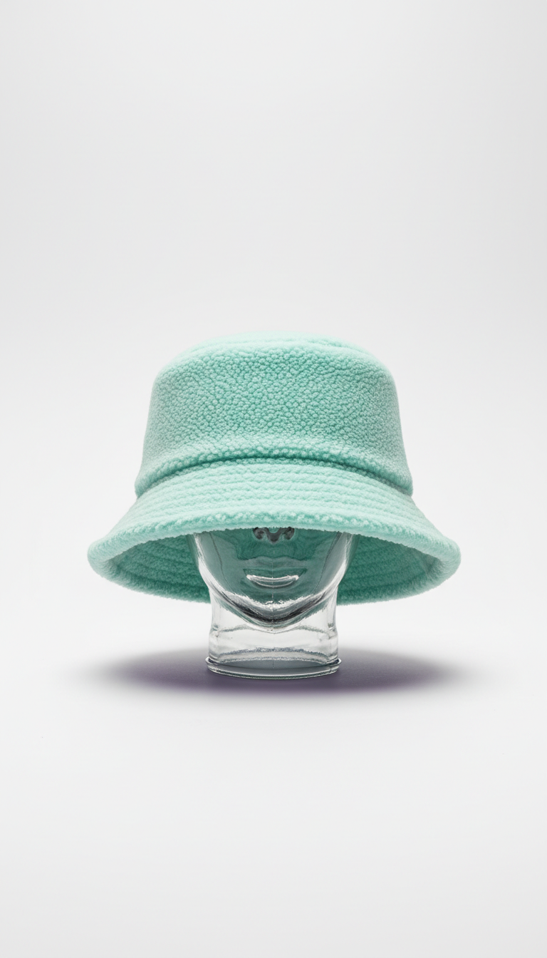 Bucket hat in icy mint